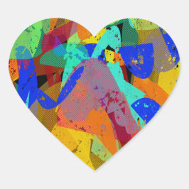 Pegatina En Forma De Corazón Celebrar el amor homosexual por el orgullo