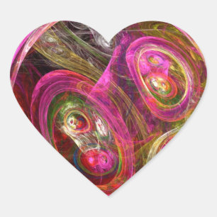 Pegatina En Forma De Corazón Celular
