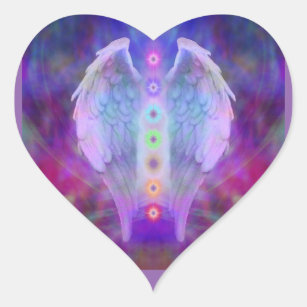 Pegatina En Forma De Corazón chakra, ángel, sanador, sanación de dios, ángeles,