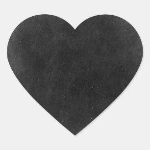 Pegatina En Forma De Corazón Chalkboard Rustic Shabby Cottage Chic Boutique
