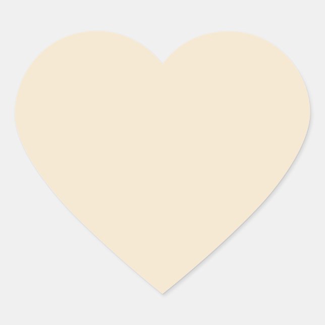 Pegatina En Forma De Corazón Champagne (Anverso)