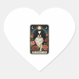 Pegatina En Forma De Corazón Chin Japonés
