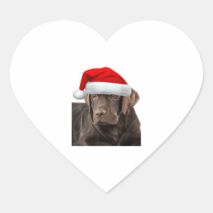 Pegatina En Forma De Corazón Chocolate Lab Shirt Labrador Recuperador Perro Chr