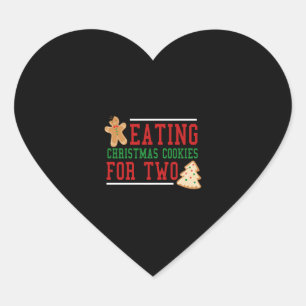 Pegatina En Forma De Corazón Citas de cookies de navidades divertidas declaraci