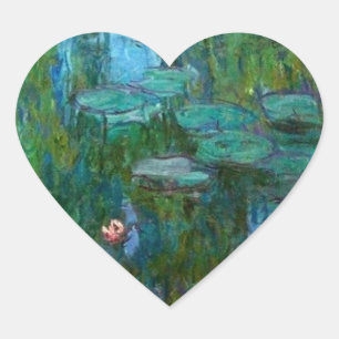 Pegatina En Forma De Corazón Claude Monet Artista Painter Destiny Regalos