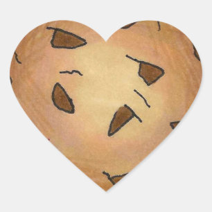 Pegatina En Forma De Corazón Cocina de chocolate con forma de corazón