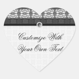 Pegatina En Forma De Corazón Coincidencia de mezcla de cinta de inclinación tul