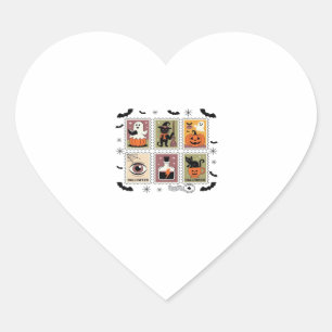 Pegatina En Forma De Corazón Colección de estampado de rehenes de gato de Hallo