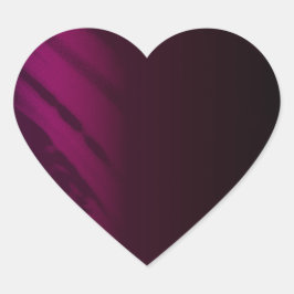 Pegatina En Forma De Corazón Color de Rosa negro