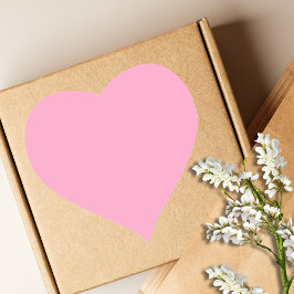 Pegatina En Forma De Corazón Color sólido rosa de carnación | Clásica | Elegant
