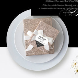 Pegatina En Forma De Corazón Comer, beber y casarse con tipografía blanca negra