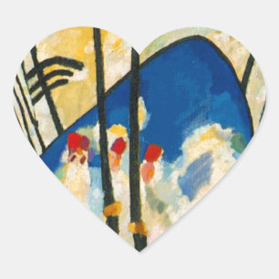 Pegatina En Forma De Corazón Composición IV de Kandinsky