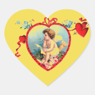 PEGATINA EN FORMA DE CORAZÓN CON PERSONALIZABLE CU