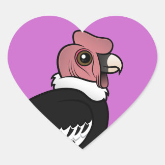 Pegatina En Forma De Corazón Cóndor andino