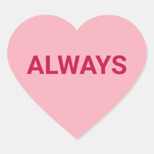 Pegatina En Forma De Corazón Conversación El día de San Valentín divertida siem