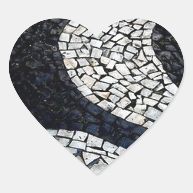 Pegatina En Forma De Corazón Copacabana (Anverso)