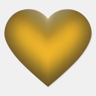 Pegatina En Forma De Corazón Corazón brillante