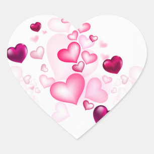 Pegatina En Forma De Corazón Corazón de amor