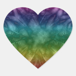 Pegatina En Forma De Corazón Corazón de amor de tinte