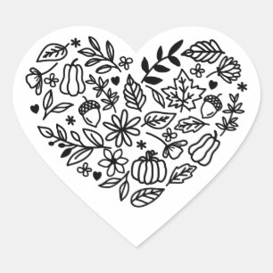 Pegatina En Forma De Corazón Corazón de caída