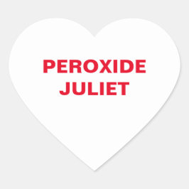 Pegatina En Forma De Corazón Corazón de caramelo blanco
