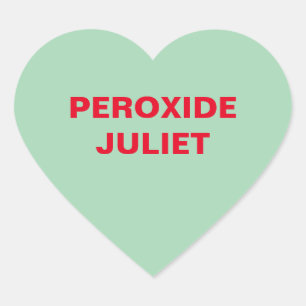Pegatina En Forma De Corazón Corazón de caramelo verde