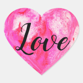 Pegatina En Forma De Corazón Corazón del amor