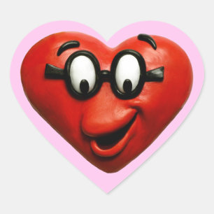 Pegatina En Forma De Corazón Corazón elegante