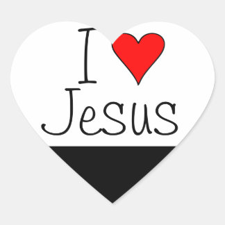 Pegatina En Forma De Corazón Corazón Jesús