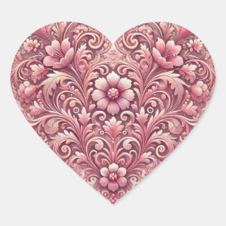 Pegatina En Forma De Corazón Corazón Lila