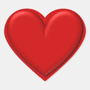 Pegatina En Forma De Corazón Corazón pulido