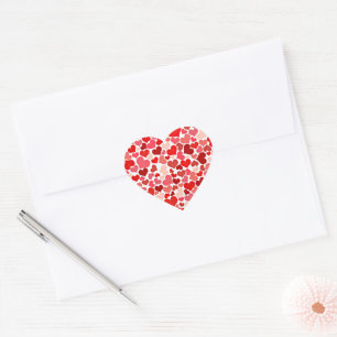 Pegatina En Forma De Corazón Corazones de amor