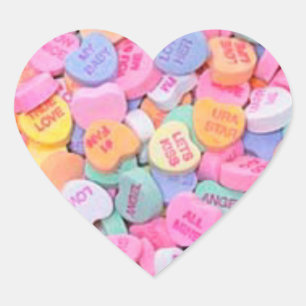 Pegatina En Forma De Corazón Corazones de la conversación