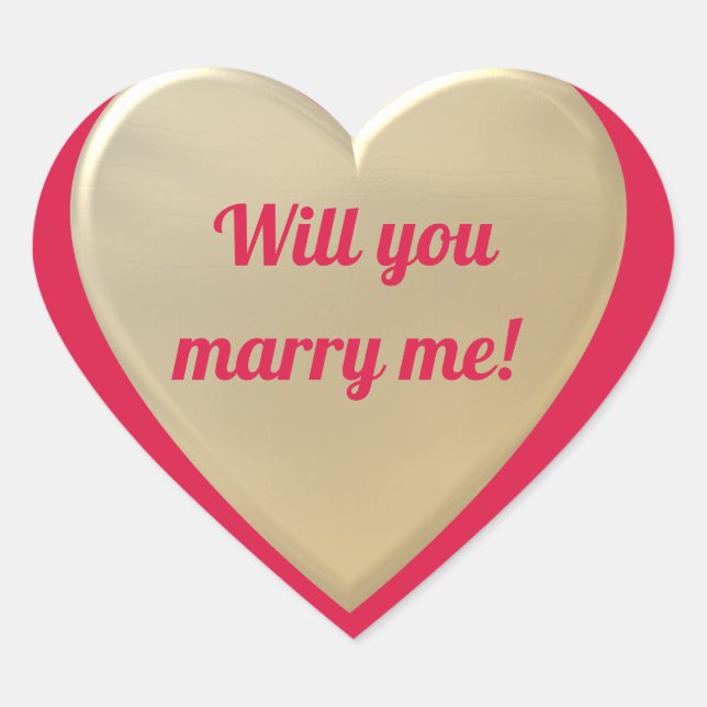 Pegatina En Forma De Corazón corazones dorados, personalizados (Anverso)