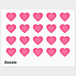 Pegatina En Forma De Corazón Corazones rosados