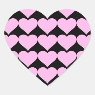Pegatina En Forma De Corazón Corazones rosas, amor incondicional_