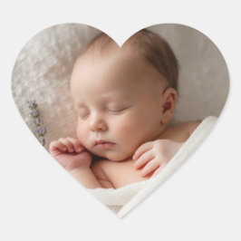 Pegatina En Forma De Corazón Crea tu propio bebé personalizado