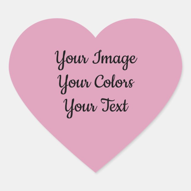 Pegatina En Forma De Corazón Crea tus Propios (Anverso)