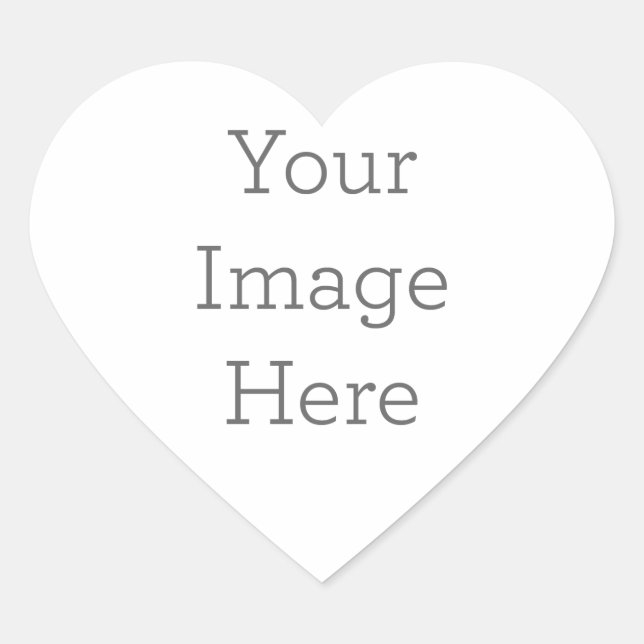 Pegatina En Forma De Corazón Crear sus propios Pegatinas cardíacos (Anverso)