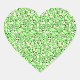 Pegatina En Forma De Corazón Cristal druso - verde peripunto
