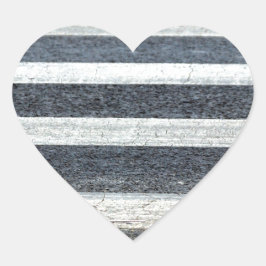 Pegatina En Forma De Corazón Cruce de paso o cebra