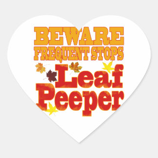 Pegatina En Forma De Corazón Cuidado con la hoja perpres