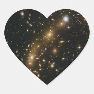 Pegatina En Forma De Corazón Cúmulo de galaxias MCS J0416.1 2403