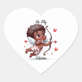 Pegatina En Forma De Corazón Cupid Charm