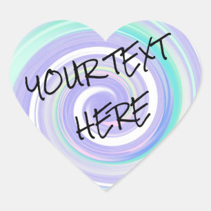 Pegatina En Forma De Corazón Customize Printed Stickers