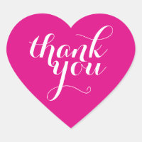 CUTE GRACIAS CORAZÓN SEAL moderno claro rosa claro
