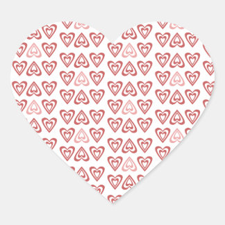 Pegatina En Forma De Corazón Cute Valentine Hearts – Love & Romance Design