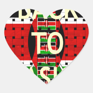 Pegatina En Forma De Corazón De vuelta a lo básico: Cultura de tejer con temas 