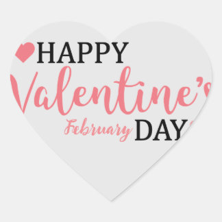 Pegatina En Forma De Corazón día de san valentín