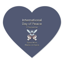 Día Internacional de la Paz. Gastar más en paz.